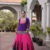 KA 5076 Purple Rayon Embroidery Work & Cowrie Work Lehenga Choli . Grab it for ₹2749. Delivery 4-6 Working Days. Shop now. | Bollywood Lehenga, Creative Lehenga, Designer Lehenga, Embroidered Lehenga, Lehenga, Party Wear Lehenga