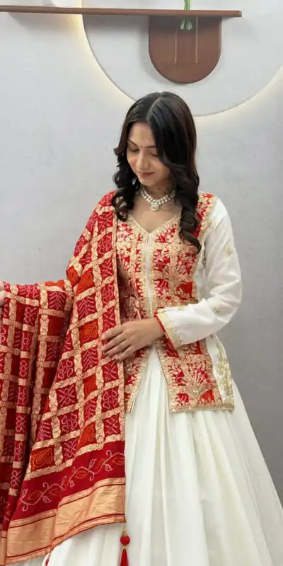 Ram 190 White Chinon silk Lehenga Choli with Sequins Work & Embroidery Work. Now at just ₹2749. Delivery 4-6 Working Days. Shop now. | Bollywood Lehenga, Creative Lehenga, Designer Lehenga, Embroidered Lehenga, Lehenga, Party Wear Lehenga