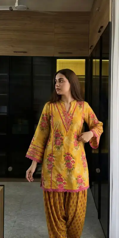 NSR 909 Yellow Color Natural Crep Salwar Suit with Digital Print. Get it for ₹1999. Delivery 4-6 Working Days. Online Shop now. | Casual Suits, Jump Suits, Creative suits, Designer Suits, Palazzo Suits, Party Wear Suits, Patiala Suits, Salwar suit, Straight Suits