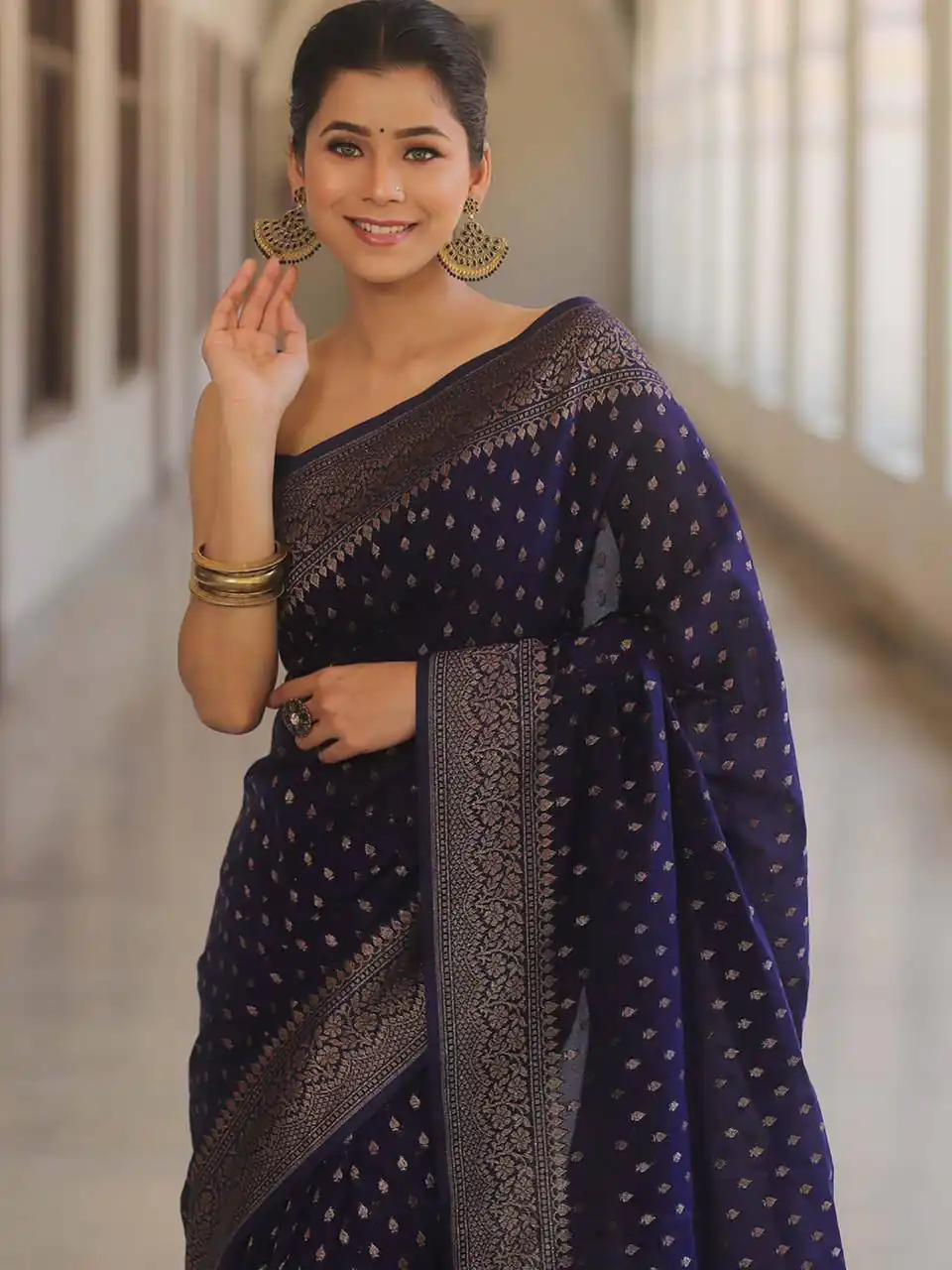 KPR 266 Dark Purple Soft Lichi Silk Cloth Saree Perfect for Wedding, Party, Family Gatherings, Sangeet, Ethnic Day – Festive Deal ₹1349. Delivery 4-6 Workin | Creative Sarees, Bollywood Sarees, Designer Sarees, Embroidered Sarees, Ethnic Saree, Modern Digital sarees, Party Wear Sarees, Sarees