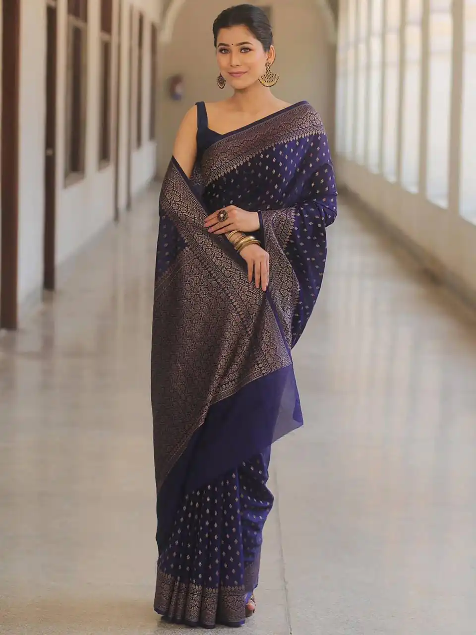 KPR 266 Dark Purple Soft Lichi Silk Cloth Saree Perfect for Wedding, Party, Family Gatherings, Sangeet, Ethnic Day – Festive Deal ₹1349. Delivery 4-6 Workin | Creative Sarees, Bollywood Sarees, Designer Sarees, Embroidered Sarees, Ethnic Saree, Modern Digital sarees, Party Wear Sarees, Sarees