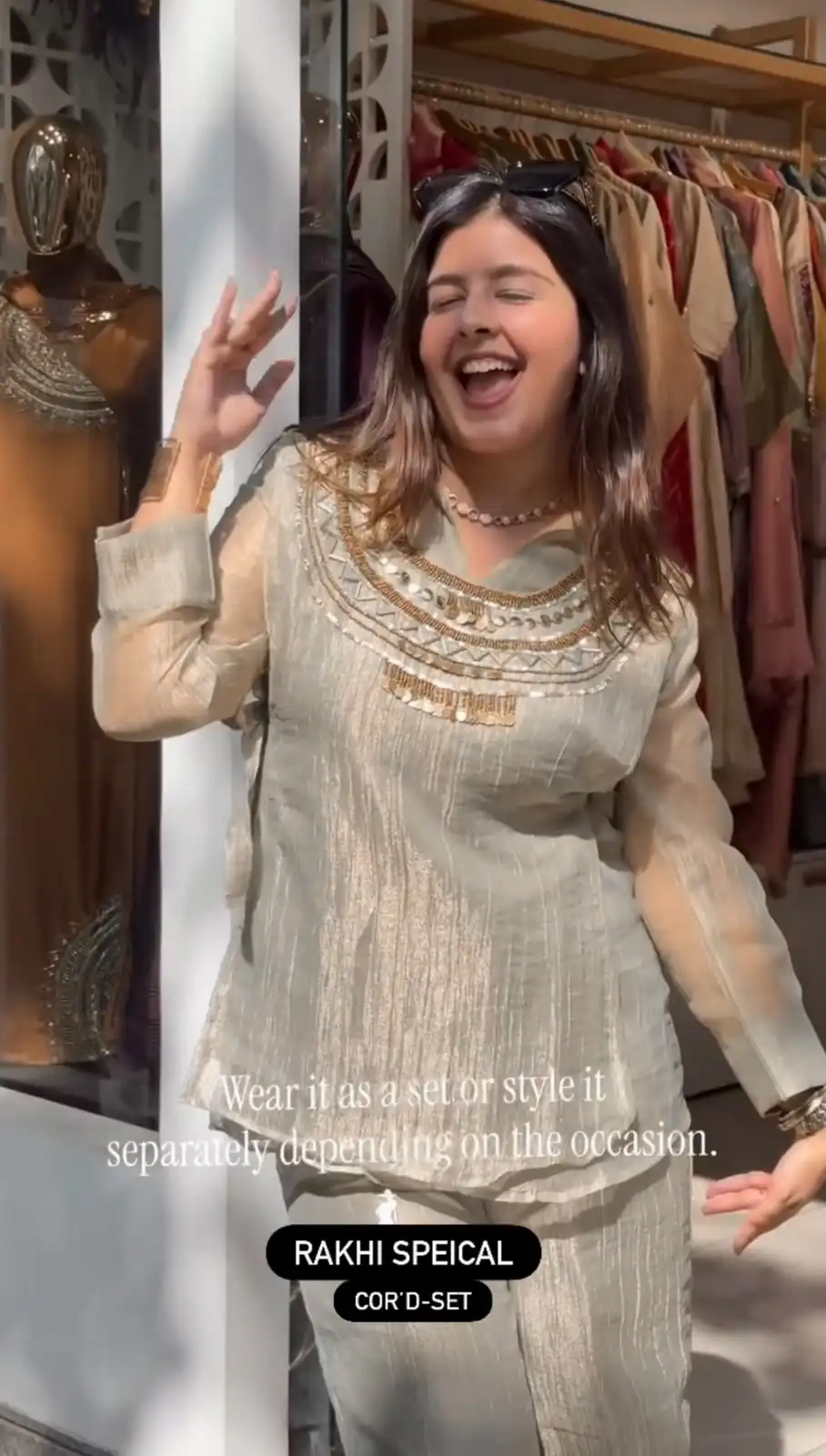 RTC 6056 Grey Colour | Brown Salsa Silk Kurti with Hand Work. Get it for ₹2249. Delivery 4-6 Working Days. Online Shop now. | Bollywood Kurti, Creative Kurtis, Designer Kurti, Kurti, Party Wear Kurti, Selfie Kurti