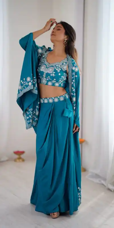 SP 73 Teal French Crep Silk Salwar Suit Perfect for Wedding, Party, Engagement, Baisakhi, Pongal – . Special Price ₹2149. Delivery 4-6 Working Days | Casual Suits, Jump Suits, Creative suits, Designer Suits, Palazzo Suits, Party Wear Suits, Patiala Suits, Salwar suit, Straight Suits