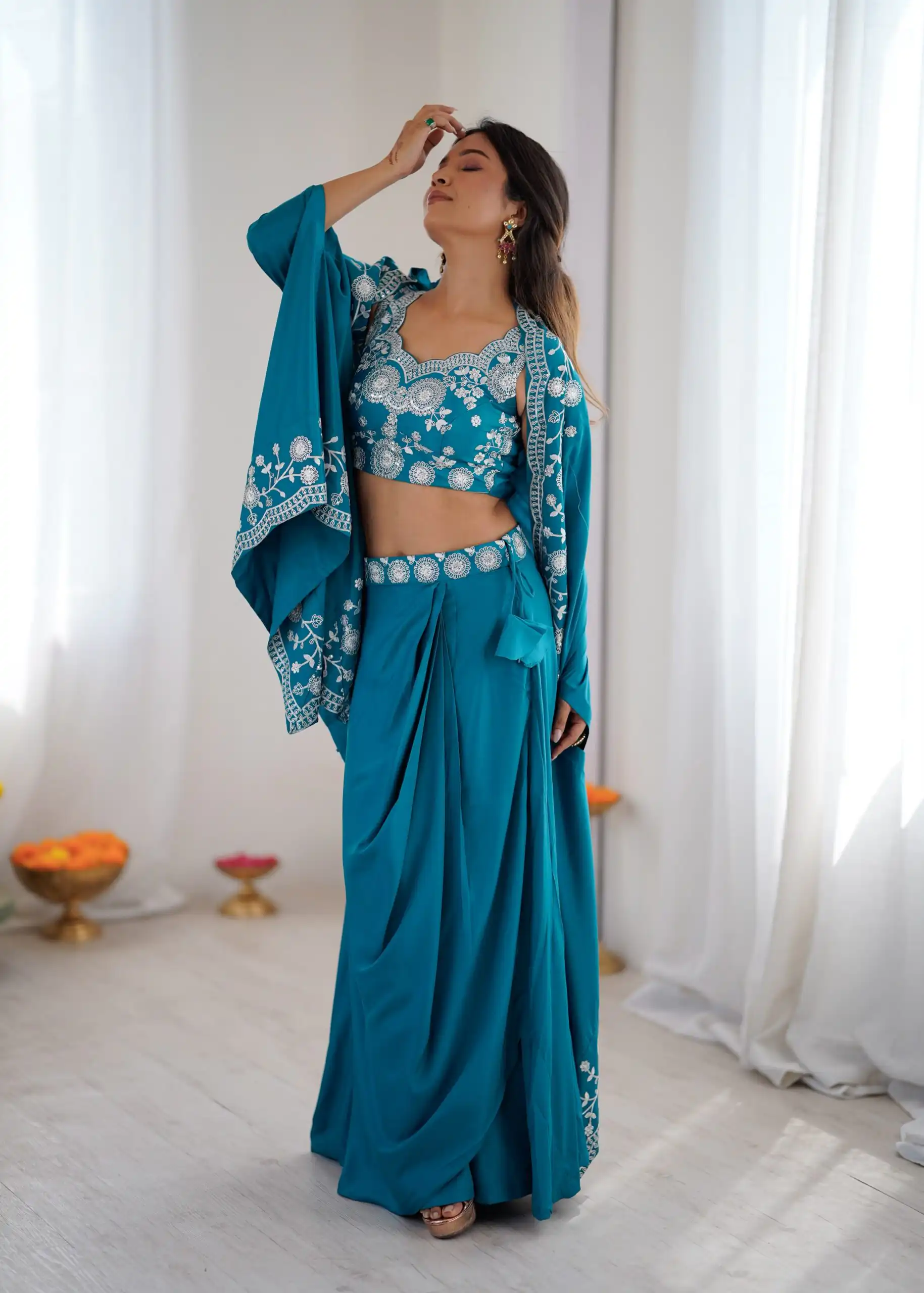 SP 73 Teal French Crep Silk Salwar Suit Perfect for Wedding, Party, Engagement, Baisakhi, Pongal – . Special Price ₹2149. Delivery 4-6 Working Days | Casual Suits, Jump Suits, Creative suits, Designer Suits, Palazzo Suits, Party Wear Suits, Patiala Suits, Salwar suit, Straight Suits