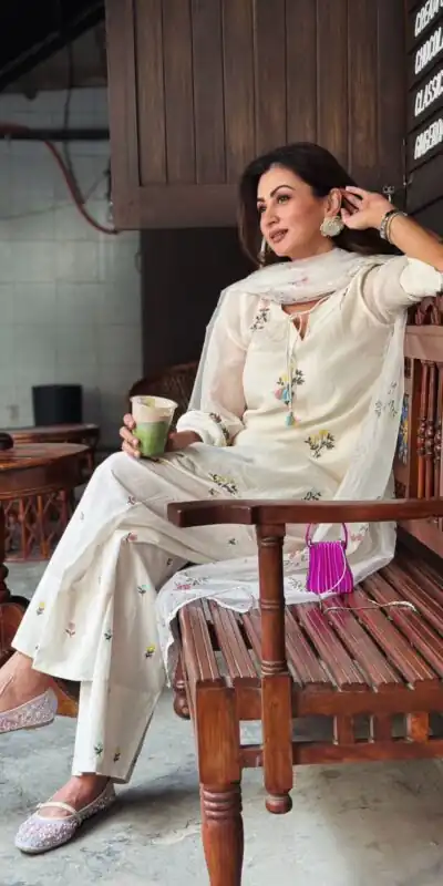AD 246 White Mul Chanderi Salwar Suit with Embroidery Work & Sequins Work. Festive Deal ₹2899. Delivery 4-6 Working Days. Shop nowp | Casual Suits, Jump Suits, Creative suits, Designer Suits, Palazzo Suits, Party Wear Suits, Patiala Suits, Salwar suit, Straight Suits