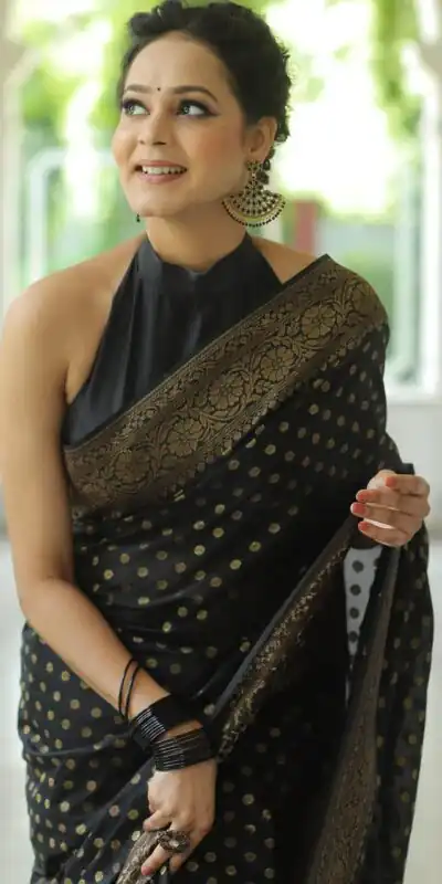 KPR 233 Black in Soft Lichi Silk Lace Border & Lace Work Saree . Available at ₹1549 only. Delivery 4-6 Working Days. Shop now. | Creative Sarees, Bollywood Sarees, Designer Sarees, Embroidered Sarees, Ethnic Saree, Modern Digital sarees, Party Wear Sarees, Sarees