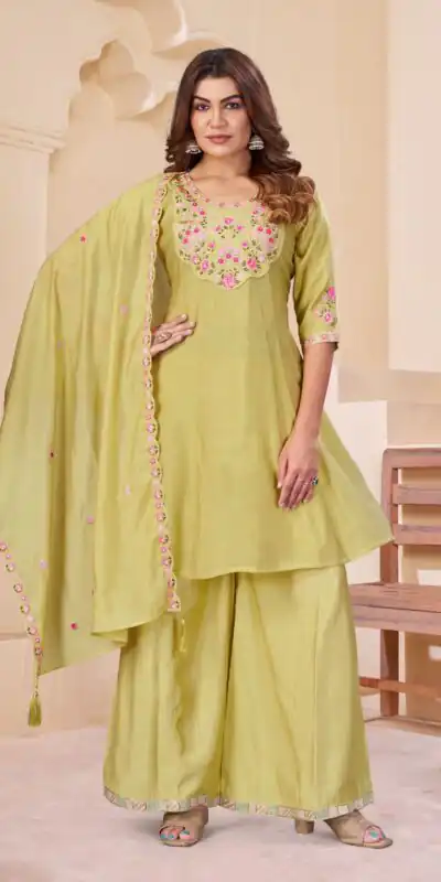 DIVA 172 Yellow Mal Chanderi Salwar Suit Perfect for Wedding, Party, Baisakhi, Housewarming, Sangeet – Introductory Price ₹2799. Delivery 4-6 Working D | Casual Suits, Jump Suits, Creative suits, Designer Suits, Palazzo Suits, Party Wear Suits, Patiala Suits, Salwar suit, Straight Suits