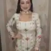 VLM 352 White Color Chinon Silk Embroidery Work Salwar Suit . Get it for ₹2399. Delivery 4-6 Working Days. Online Shop now. | Casual Suits, Jump Suits, Creative suits, Designer Suits, Palazzo Suits, Party Wear Suits, Patiala Suits, Salwar suit, Straight Suits