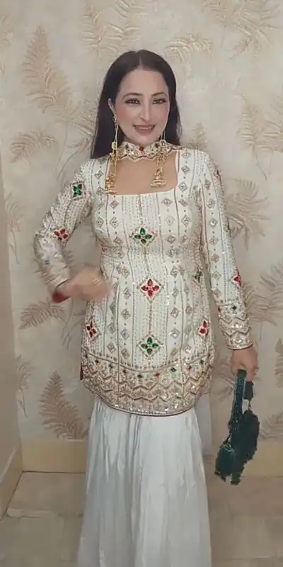 VLM 352 White Color Chinon Silk Embroidery Work Salwar Suit . Get it for ₹2399. Delivery 4-6 Working Days. Online Shop now. | Casual Suits, Jump Suits, Creative suits, Designer Suits, Palazzo Suits, Party Wear Suits, Patiala Suits, Salwar suit, Straight Suits