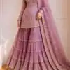 KF 1735 Onion Faux Georgette Salwar Suit with Mirror Work & Embroidery Work. Get it for ₹2949. Delivery 4-6 Working Days. Shop now. | Casual Suits, Jump Suits, Creative suits, Designer Suits, Palazzo Suits, Party Wear Suits, Patiala Suits, Salwar suit, Straight Suits