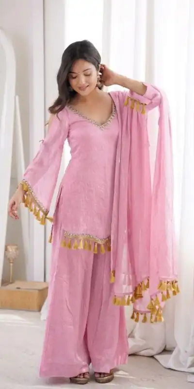 SRK 5357 Pink Doremon Crush Salwar Suit Perfect for Wedding, Party, Traditional Day, Baisakhi, Karwa Chauth – . Exclusive Offer ₹2099. Delive | Casual Suits, Jump Suits, Creative suits, Designer Suits, Palazzo Suits, Party Wear Suits, Patiala Suits, Salwar suit, Straight Suits