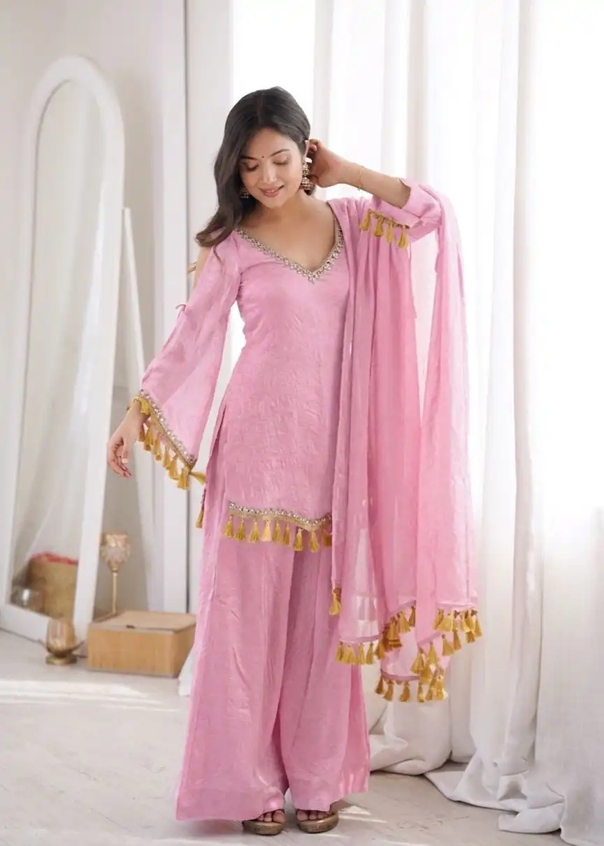 SRK 5357 Pink Doremon Crush Salwar Suit Perfect for Wedding, Party, Traditional Day, Baisakhi, Karwa Chauth – . Exclusive Offer ₹2099. Delive | Casual Suits, Jump Suits, Creative suits, Designer Suits, Palazzo Suits, Party Wear Suits, Patiala Suits, Salwar suit, Straight Suits