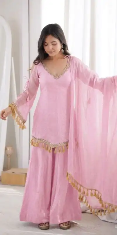 SRK 5357 Pink Doremon Crush Salwar Suit Perfect for Wedding, Party, Traditional Day, Baisakhi, Karwa Chauth – . Exclusive Offer ₹2099. Delive | Casual Suits, Jump Suits, Creative suits, Designer Suits, Palazzo Suits, Party Wear Suits, Patiala Suits, Salwar suit, Straight Suits