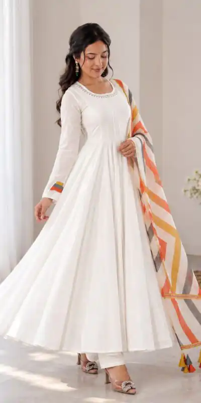 NSR 917 White Color Mal Cotton Embroidery Work Salwar Suit . Wedding, Party, Festive, Events, Get it for ₹2299. Delivery 4-6 Working Days. Shop now. | Casual Suits, Jump Suits, Creative suits, Designer Suits, Palazzo Suits, Party Wear Suits, Patiala Suits, Salwar suit, Straight Suits