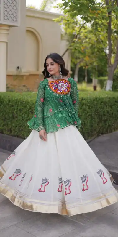 KA 5084 Green Kora Cotton Lehenga Choli erfect for Wedding, Party, Haldi, Traditional Day, Makar Sankranti – . Special Price ₹2799. Delivery 4-6 Working | Bollywood Lehenga, Creative Lehenga, Designer Lehenga, Embroidered Lehenga, Lehenga, Party Wear Lehenga