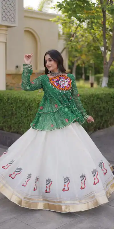 KA 5084 Green Kora Cotton Lehenga Choli erfect for Wedding, Party, Haldi, Traditional Day, Makar Sankranti – . Special Price ₹2799. Delivery 4-6 Working | Bollywood Lehenga, Creative Lehenga, Designer Lehenga, Embroidered Lehenga, Lehenga, Party Wear Lehenga