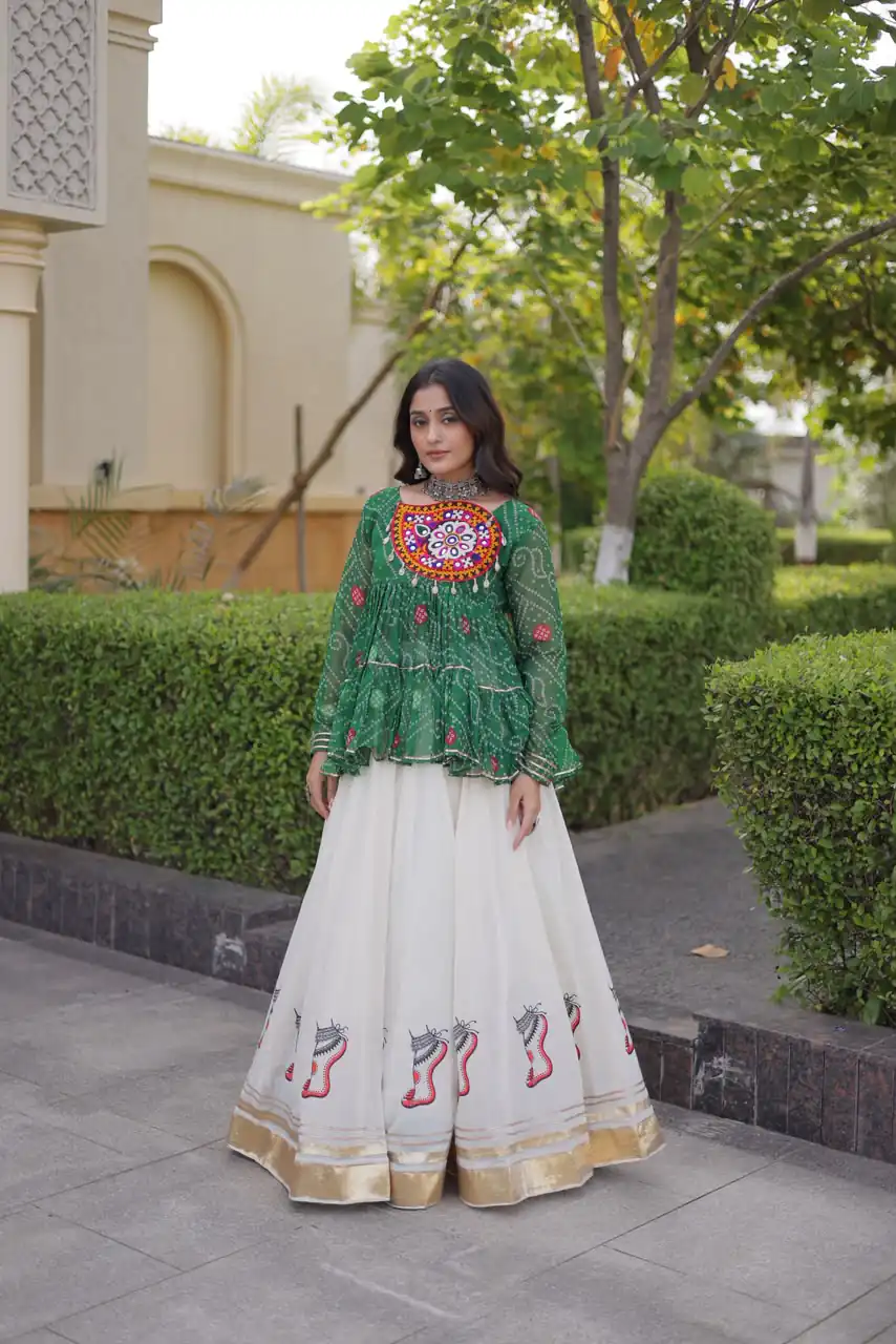 KA 5084 Green Kora Cotton Lehenga Choli erfect for Wedding, Party, Haldi, Traditional Day, Makar Sankranti – . Special Price ₹2799. Delivery 4-6 Working | Bollywood Lehenga, Creative Lehenga, Designer Lehenga, Embroidered Lehenga, Lehenga, Party Wear Lehenga