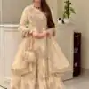 MT 1079 Off White Natural Silk Salwar Suit with Sequins Work & Embroidery Work. Special Price ₹2449. Delivery 4-6 Working Days. Shop now. | Casual Suits, Jump Suits, Creative suits, Designer Suits, Palazzo Suits, Party Wear Suits, Patiala Suits, Salwar suit, Straight Suits