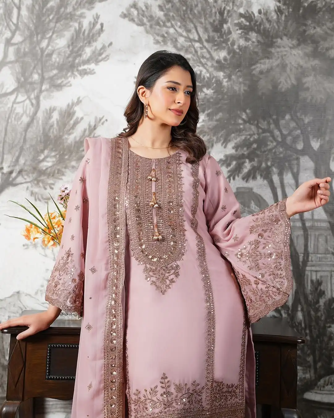 NSR 890 Pink Fendy Silk Salwar Suitwith Embroidery Work & Lace Work. Now at just ₹2399. Delivery 4-6 Working Days. Shop now. | Casual Suits, Jump Suits, Creative suits, Designer Suits, Palazzo Suits, Party Wear Suits, Patiala Suits, Salwar suit, Straight Suits