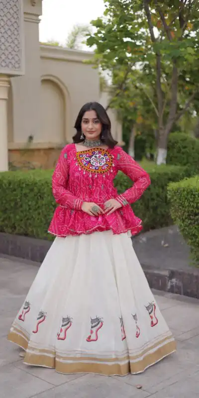 KA 5084 Pink Kora Cotton Lehenga Choli erfect for Wedding, Party, Haldi, Traditional Day, Makar Sankranti – . Special Price ₹2799. Delivery 4-6 Working | Bollywood Lehenga, Creative Lehenga, Designer Lehenga, Embroidered Lehenga, Lehenga, Party Wear Lehenga