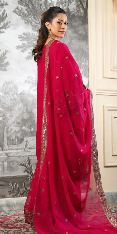 NSR 890 Red Fendy Silk Salwar Suitwith Embroidery Work & Lace Work. Now at just ₹2399. Delivery 4-6 Working Days. Shop now. | Casual Suits, Jump Suits, Creative suits, Designer Suits, Palazzo Suits, Party Wear Suits, Patiala Suits, Salwar suit, Straight Suits