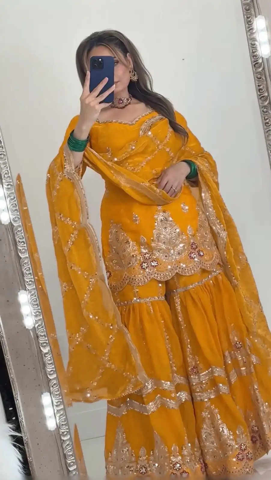 NF 1297 Yellow Fendy Silk Salwar Suitwith Embroidery Work & Lace Work. Now at just ₹2799. Delivery 4-6 Working Days. Shop now. | Casual Suits, Jump Suits, Creative suits, Designer Suits, Palazzo Suits, Party Wear Suits, Patiala Suits, Salwar suit, Straight Suits