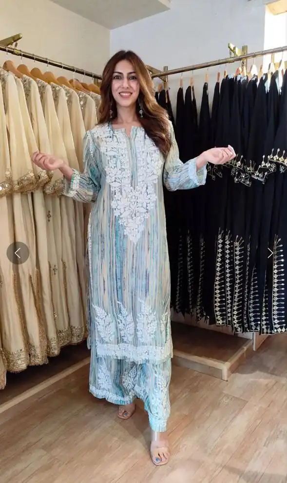 BE 460 Multi Rayon Salwar Suit with Embroidery Work & Thread Embroidery. Best Price ₹2099. Delivery 4-6 Working Days. Shop now. | Casual Suits, Jump Suits, Creative suits, Designer Suits, Palazzo Suits, Party Wear Suits, Patiala Suits, Salwar suit, Straight Suits