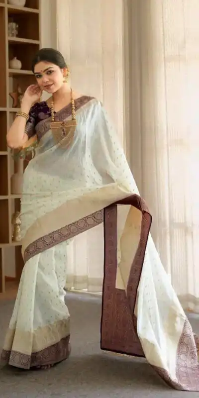 KP 6093 Purple Color Soft Lichi Silk Jacquard On All Over Saree Casual, Party Wear, Wedding, Events Etc. Expected Delivery 4-6 Working Days @1649/- | Creative Sarees, Bollywood Sarees, Designer Sarees, Embroidered Sarees, Ethnic Saree, Modern Digital sarees, Party Wear Sarees, Sarees