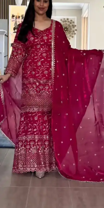 MF 479 Pink in Color Fendy Crush Silk Designer Work Salwar Suit . Introductory Price ₹2999. Delivery 4-6 Working Days. Shop now. | Casual Suits, Jump Suits, Creative suits, Designer Suits, Palazzo Suits, Party Wear Suits, Patiala Suits, Salwar suit, Straight Suits