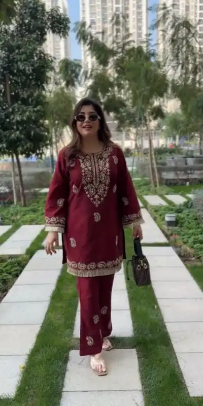 KD 1615 Maroon Slub Rayon Kurti Perfect for Wedding, Party, Housewarming, Makar Sankranti, Pongal – . Delivery 4-6 Working Days. Shop now. | Bollywood Kurti, Creative Kurtis, Designer Kurti, Kurti, Party Wear Kurti, Selfie Kurti
