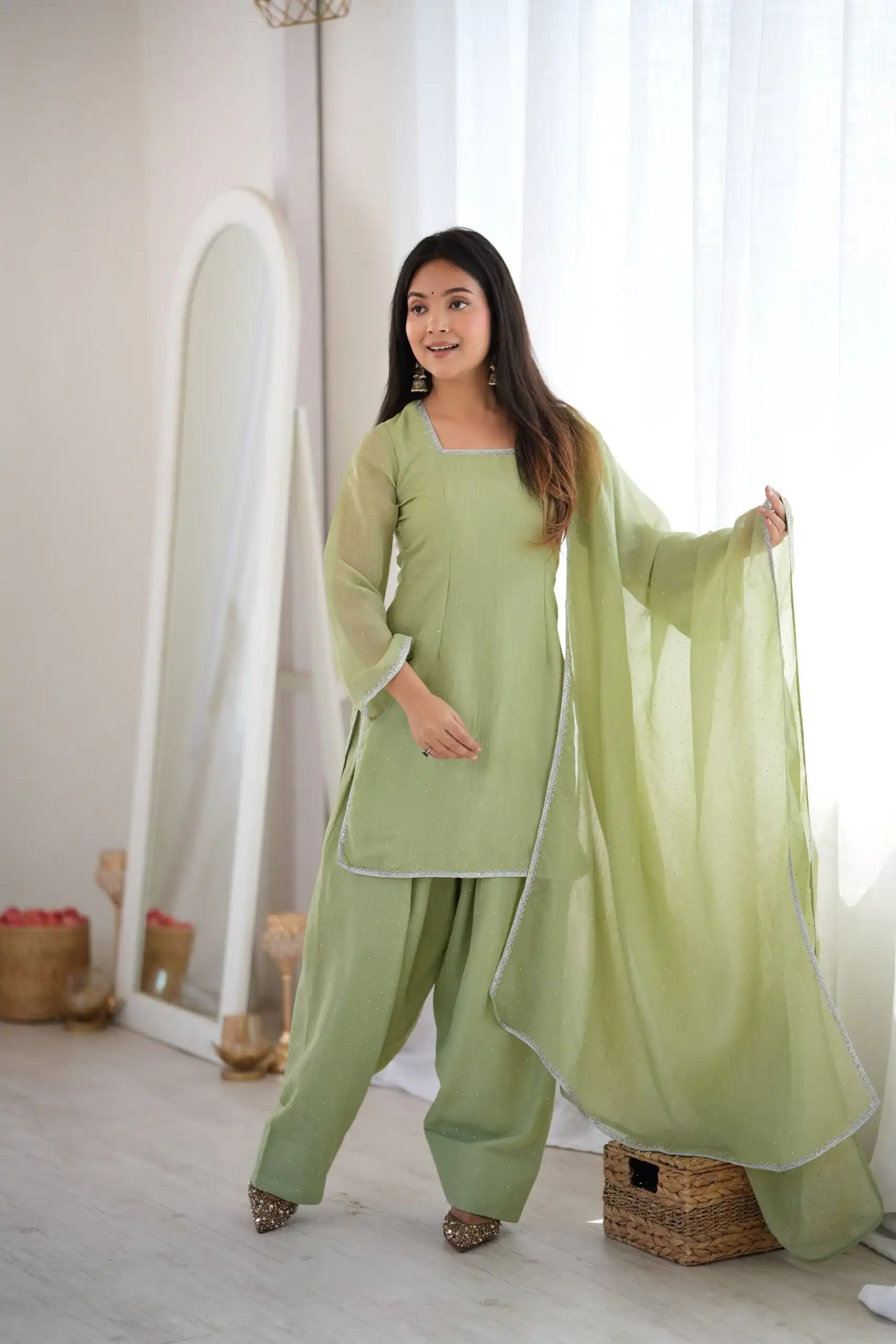 KB 297 Pista Crunchy Silk Salwar Suit with Embroidery Work. Wedding, Party, Festive, Events Best Price ₹2029. Delivery 4-6 Working Days. Shop now. | Casual Suits, Jump Suits, Creative suits, Designer Suits, Palazzo Suits, Party Wear Suits, Patiala Suits, Salwar suit, Straight Suits