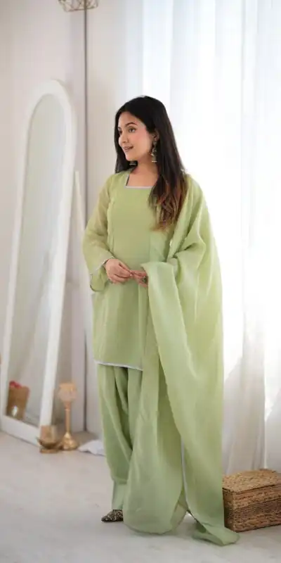 KB 297 Pista Crunchy Silk Salwar Suit with Embroidery Work. Wedding, Party, Festive, Events Best Price ₹2029. Delivery 4-6 Working Days. Shop now. | Casual Suits, Jump Suits, Creative suits, Designer Suits, Palazzo Suits, Party Wear Suits, Patiala Suits, Salwar suit, Straight Suits