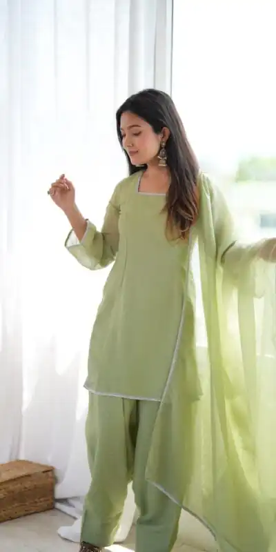 KB 297 Pista Crunchy Silk Salwar Suit with Embroidery Work. Wedding, Party, Festive, Events Best Price ₹2029. Delivery 4-6 Working Days. Shop now. | Casual Suits, Jump Suits, Creative suits, Designer Suits, Palazzo Suits, Party Wear Suits, Patiala Suits, Salwar suit, Straight Suits