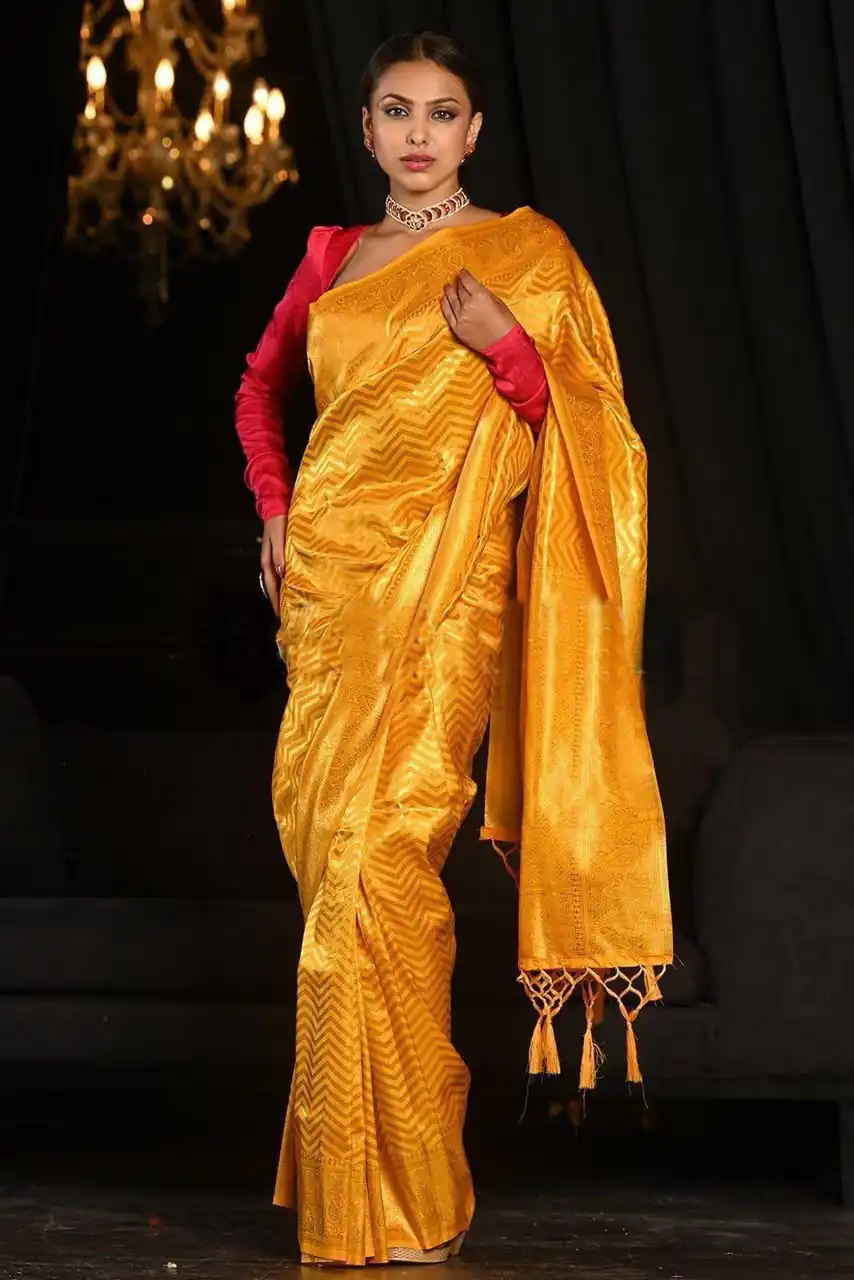 KP 3096 Yellow Soft Lichi Silk with Lace Border & Lace Work Saree . Special Price ₹1549. Delivery 4-6 Working Days. Shop now. | Creative Sarees, Bollywood Sarees, Designer Sarees, Embroidered Sarees, Ethnic Saree, Modern Digital sarees, Party Wear Sarees, Sarees