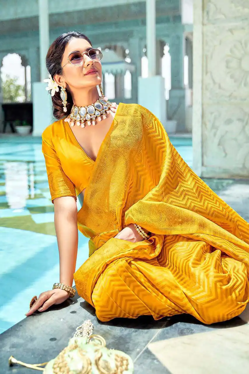 KP 3096 Yellow Soft Lichi Silk with Lace Border & Lace Work Saree . Special Price ₹1549. Delivery 4-6 Working Days. Shop now. | Creative Sarees, Bollywood Sarees, Designer Sarees, Embroidered Sarees, Ethnic Saree, Modern Digital sarees, Party Wear Sarees, Sarees