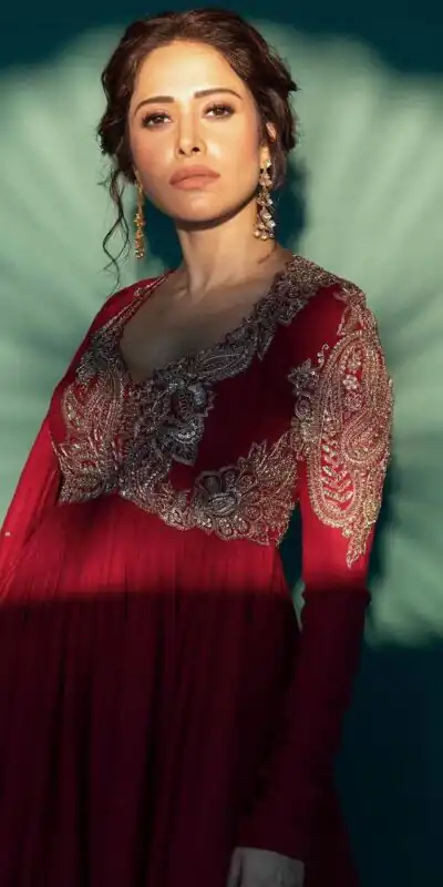 ST 1109 Red Chinon Gown. Perfect for Wedding, Party, Mehendi, Eid, Housewarming – Best Price ₹2149. Delivery 4-6 Working Days. Shop now. | Bollywood Gowns, Creative Gowns, Designer Gowns, Embroidered Gowns, Gowns, Party Wear Gowns