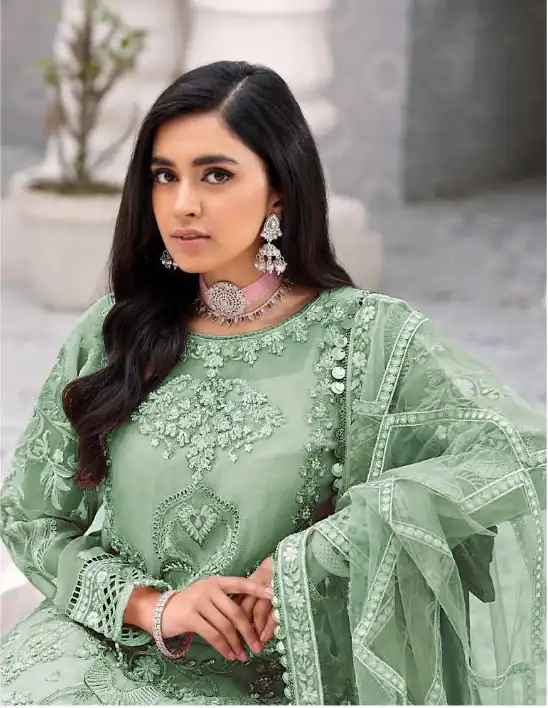 FC 131 Pista Georgette Salwar Suit with Mirror Work & Embroidery Work. Get it for ₹2349. Delivery 4-6 Working Days. Shop now. | Casual Suits, Jump Suits, Creative suits, Designer Suits, Palazzo Suits, Party Wear Suits, Patiala Suits, Salwar suit, Straight Suits