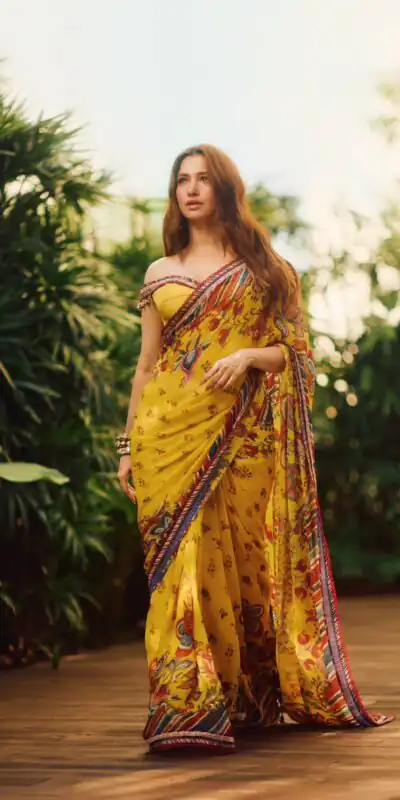 NC 5642 Yellow in Faux Georgette Zari Work & Embroidery Work Saree. Special Price ₹1849. Delivery 4-6 Working Days. Shop now. | Creative Sarees, Bollywood Sarees, Designer Sarees, Embroidered Sarees, Ethnic Saree, Modern Digital sarees, Party Wear Sarees, Sarees