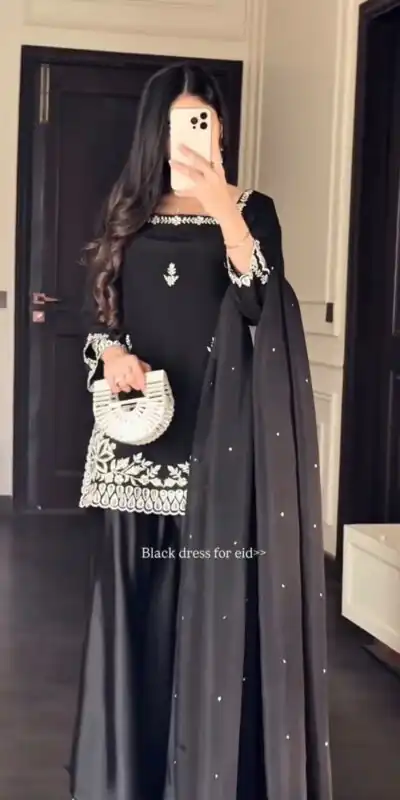KD 1578 Black in Color Natural Crepe Embroidery Work Salwar Suit . Affordable Price ₹2199. Delivery 4-6 Working Days. Shop now. | Casual Suits, Jump Suits, Creative suits, Designer Suits, Palazzo Suits, Party Wear Suits, Patiala Suits, Salwar suit, Straight Suits