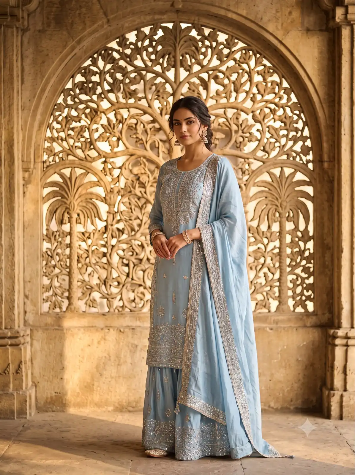 WW 1243 Blue NC Zimmy Silk Salwar Suit Perfect for Wedding, Party, Baby Shower, Festival Celebrations, Pongal – . Grab it for ₹2449. Delivery 4-6 Worki | Casual Suits, Jump Suits, Creative suits, Designer Suits, Palazzo Suits, Party Wear Suits, Patiala Suits, Salwar suit, Straight Suits
