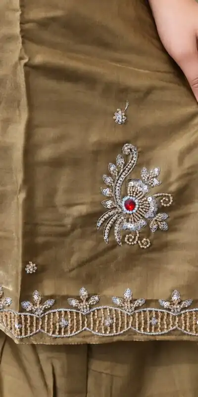 DIVA 188 Brown Glass Silk Salwar Suit Perfect for Wedding, Party, Durga Puja, Haldi, Makar Sankranti –Available at ₹2799 only. Delivery 4-6 Working Days | Casual Suits, Jump Suits, Creative suits, Designer Suits, Palazzo Suits, Party Wear Suits, Patiala Suits, Salwar suit, Straight Suits