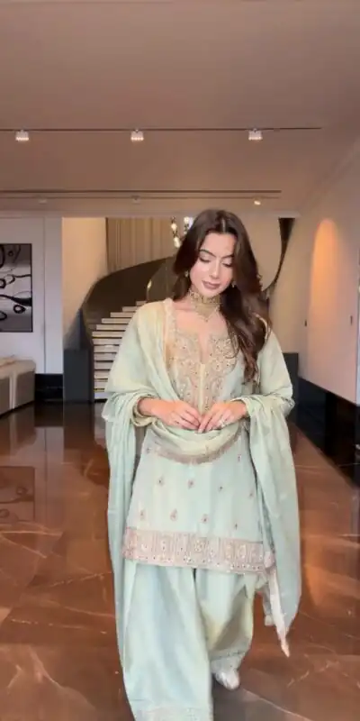 BE 515 Light Pista in Chinon Embroidery Work & Sequins Work Salwar Suit . Special Price ₹2399. Delivery 4-6 Working Days. Shop now. | Casual Suits, Jump Suits, Creative suits, Designer Suits, Palazzo Suits, Party Wear Suits, Patiala Suits, Salwar suit, Straight Suits