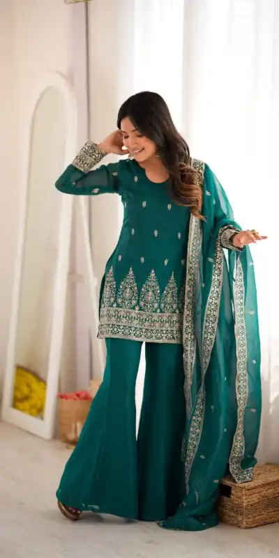 KB 316 Rama Crunchy Silk Salwar Suit with Embroidery Work. Wedding, Party, Festive, Events Best Price ₹2299. Delivery 4-6 Working Days. Shop now. | Casual Suits, Jump Suits, Creative suits, Designer Suits, Palazzo Suits, Party Wear Suits, Patiala Suits, Salwar suit, Straight Suits