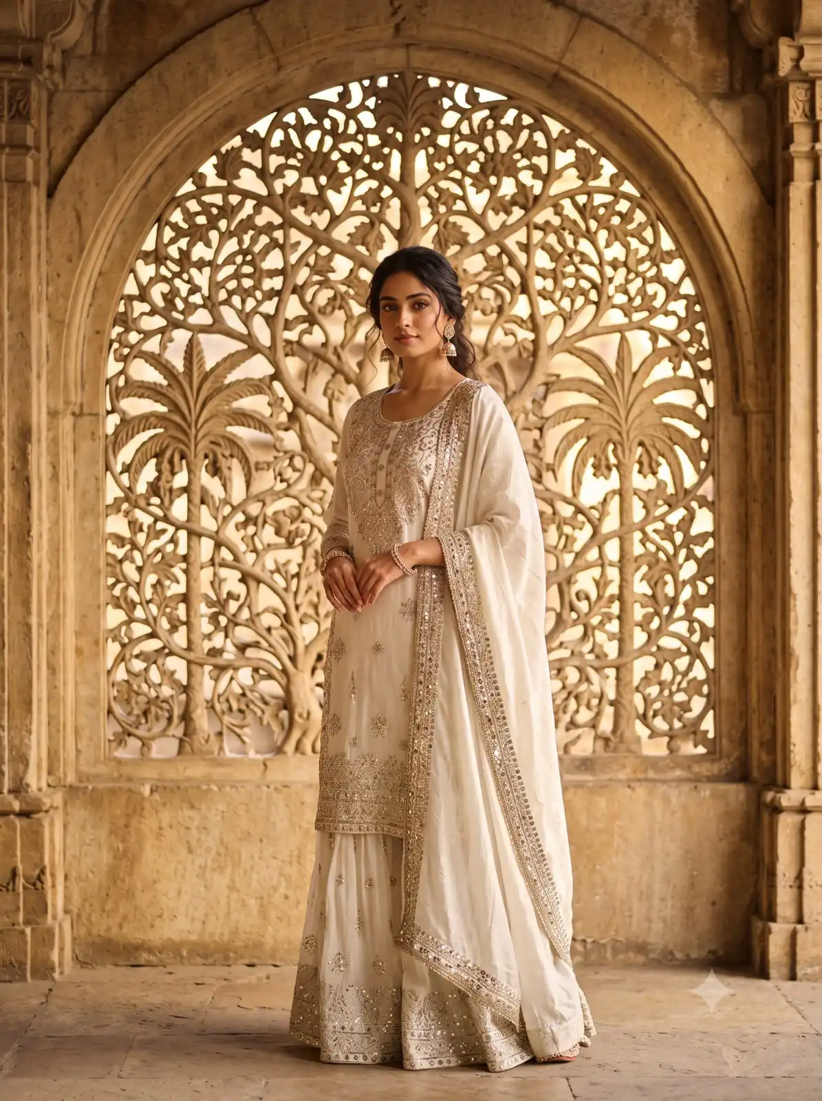 WW 1243 White NC Zimmy Silk Salwar Suit Perfect for Wedding, Party, Baby Shower, Festival Celebrations, Pongal – . Grab it for ₹2449. Delivery 4-6 Worki | Casual Suits, Jump Suits, Creative suits, Designer Suits, Palazzo Suits, Party Wear Suits, Patiala Suits, Salwar suit, Straight Suits