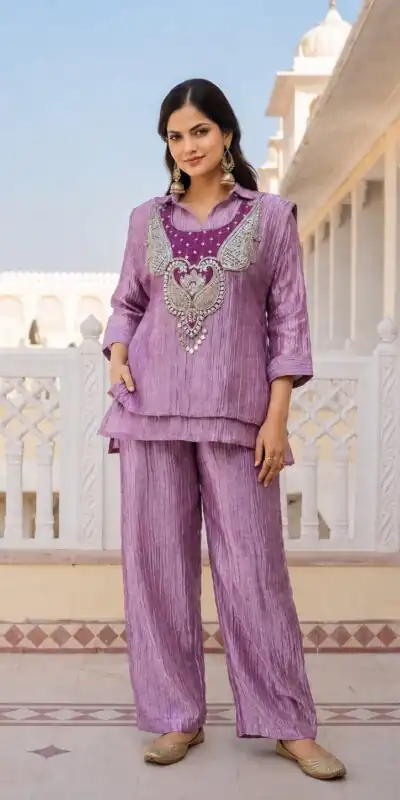 DIVA 180 Lavender Colour | Brown Salsa Silk Kurti with Hand Work. Get it for ₹2299. Delivery 4-6 Working Days. Online Shop now. | Bollywood Kurti, Creative Kurtis, Designer Kurti, Kurti, Party Wear Kurti, Selfie Kurti