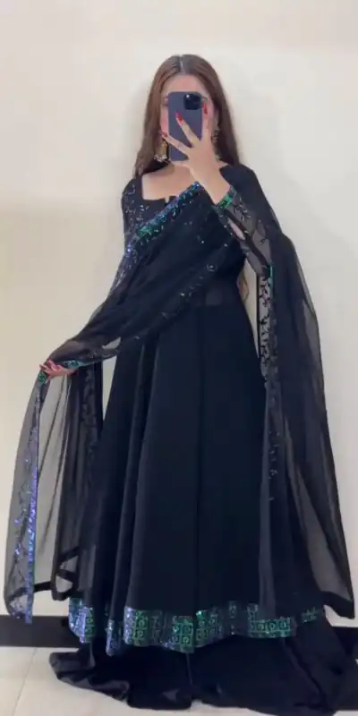 RTC 6012 Navy Blue Faux Georgette Salwar Suit with Mirror Work & Embroidery Work. Get it for ₹2349. Delivery 4-6 Working Days. Shop now. | Casual Suits, Jump Suits, Creative suits, Designer Suits, Palazzo Suits, Party Wear Suits, Patiala Suits, Salwar suit, Straight Suits