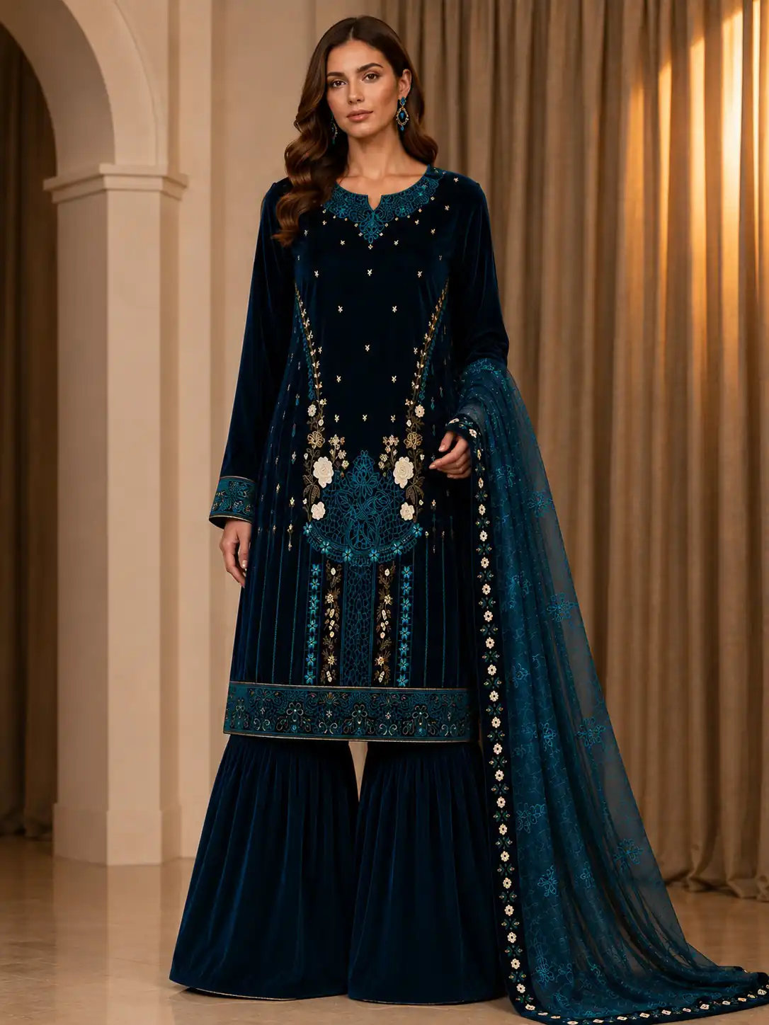 FC 729 Rama 9000 Velvet Salwar Suit. Perfect for Wedding, Party, Bridal Wear, Onam, Karwa Chauth – Exclusive Offer ₹2999. Delivery 4-6 Working Days. | Casual Suits, Jump Suits, Creative suits, Designer Suits, Palazzo Suits, Party Wear Suits, Patiala Suits, Salwar suit, Straight Suits