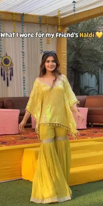 ST 205 Yellow Faux Georgette Salwar Suit with Embroidery Work. Available at ₹2199 only. Delivery 4-6 Working Days. Shop now. | Casual Suits, Jump Suits, Creative suits, Designer Suits, Palazzo Suits, Party Wear Suits, Patiala Suits, Salwar suit, Straight Suits