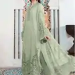 Designer Pakistani Style Green Color Salwar Suit