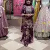 Beautiful Purple Color Faux Georgette With Digital Print Sharara Suit